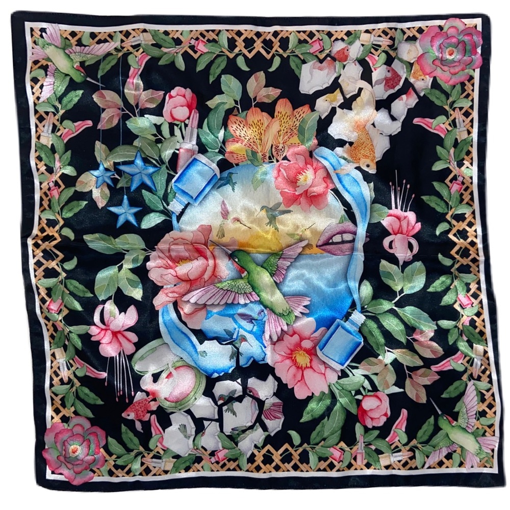 Limited Edition RARE Sephora x Wrappr Furoshiki Gift Wrap Scarf NWOT